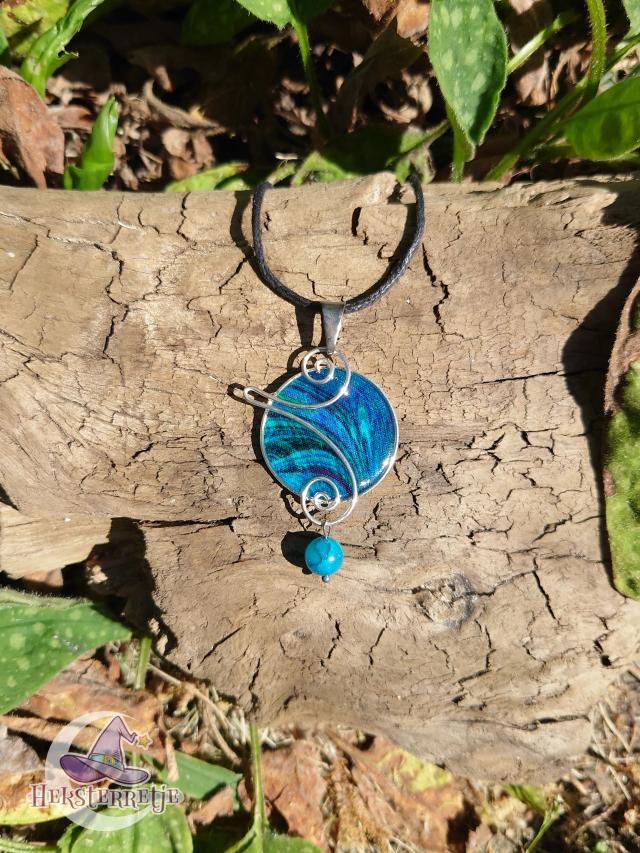 Magische ketting met dragonvein agaat