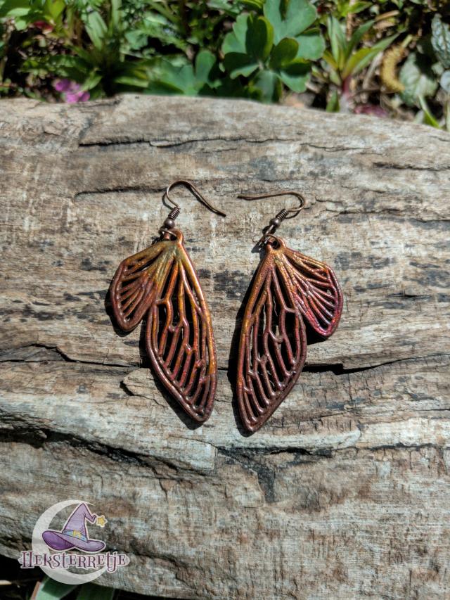 Copper fairy wings